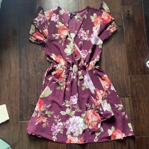 Floral Purple Dress